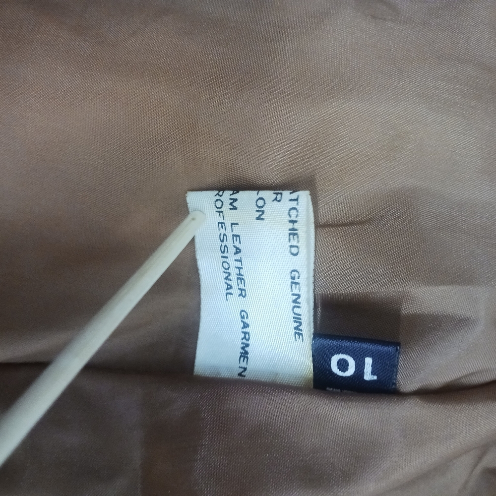 Multicolor Patchwork Leather Jacket - image 10